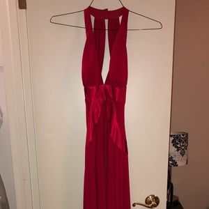 Red High Low Dress